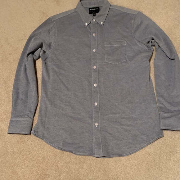 Bonobos Stretch Jersey Button Down Shirt - Picture 1 of 5
